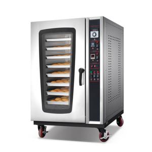 Wholesale Hot Air Circulation Small Commercial Baking Oven Pizza Buns 10 Trays Gas Electric from china suppliers