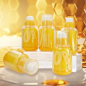 Wholesale 50ml Dual Layer Vacuum Pump Bottle Cosmetic Preserve Freshness With Matching Cap from china suppliers