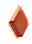 Brass / Bronze Copper Heat Sink , CPU Cooler Extrusion Heat Sink