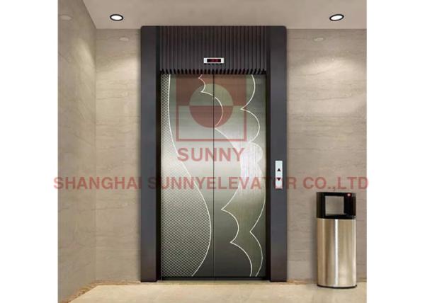 VVVF Elevator Control System SUS304 Stainless Steel Residential Elevator For