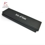 Luxury 350gsm Black Board Hard Cardboard Boxes , Necktie Gift Box With Custom
