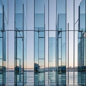 Wholesale Aluminum Alloy Soundproof Curtain Wall Energy Saving Thermally Broken Curtain Wall from china suppliers
