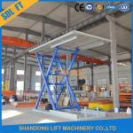 Automotive Hydraulic Scissor Lift For Basement Garage Parking 1 Or 2 Cars