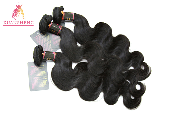 Unprocessed Brazilian Human Hair Bundles / 100g Body Wave Virgin Hair