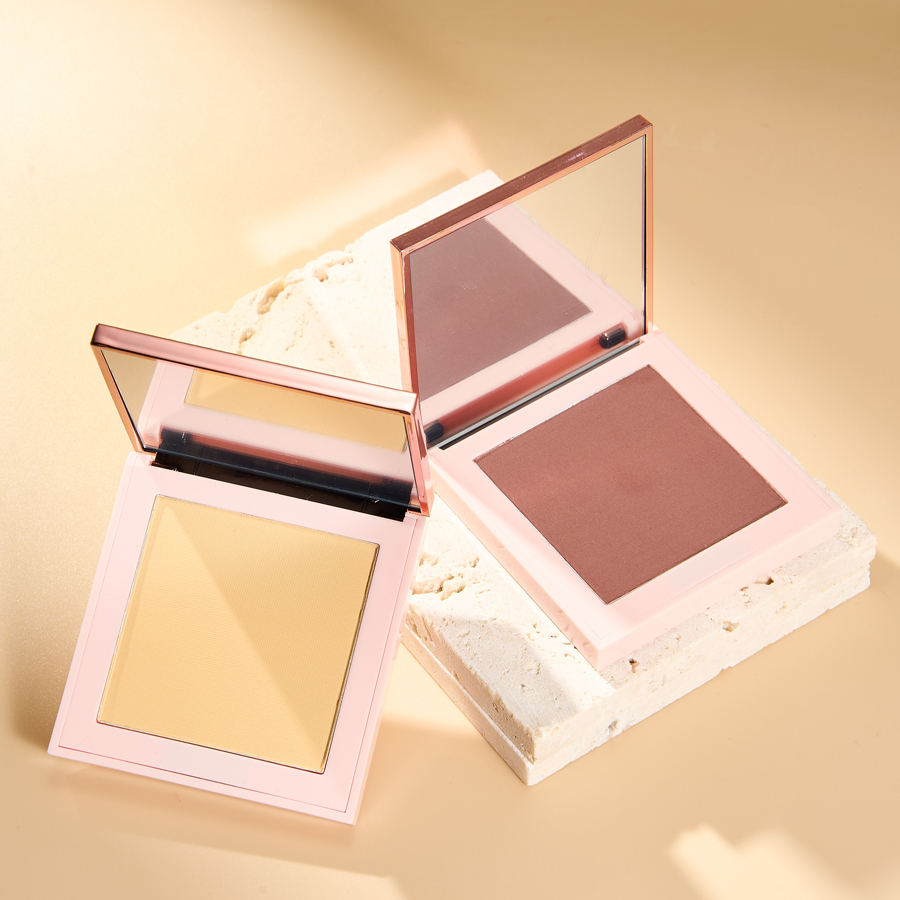 OEM / ODM Wholesale Face Pressed Powder Makeup Private Label Matte Foundation Full Coverage Concealer Powder Foundation Oil-Control Lightweight