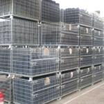 SGS Welded Wire Mesh Cage 1200kg Collapsible Wire Cage For Workshop
