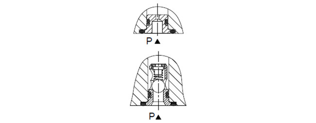 Super Hydraulic Poppet Valve , Hydraulic Control Valve With Solenoid Actuation