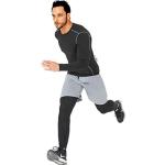 Men'S 2 In 1 Running Pants Workout Gym Shorts Sweatpants With Zipper Pockets