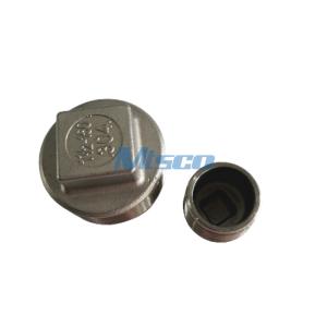 Wholesale ASTM A351 304 316 Stainless Steel Square Plug Casting Pipe Fittings from china suppliers