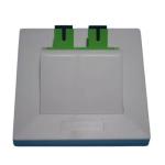 Wall Outlet Box FTTH 86 Type 4 ABS Fireproof Fiber Optic Wall Mounted Face Plate