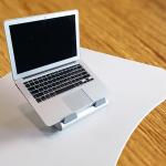 14 Inch 3.0mm Thickness Storeable 360 Degree Swivel Laptop Stand