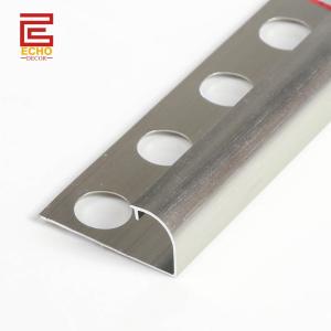 Wholesale 1 4 Round Champagne Bronze Tile Trim Aluminum Tile Edge Molding Profile 2.7m from china suppliers