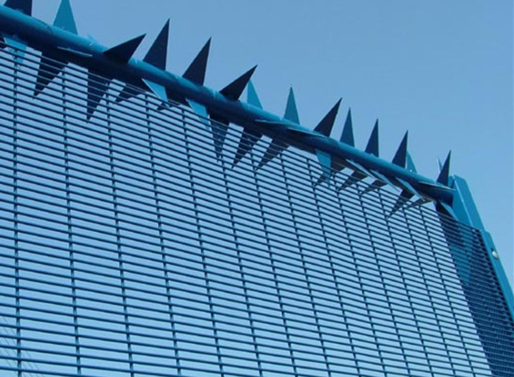 80x80mm Post Green Powder Coated 2.5x2.0m 358 Security Fencing