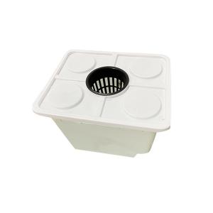 Wholesale Customized White 3 Gallon Square Hydroponic Buckets For Cannabis from china suppliers