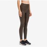 Hidden Pocket Yoga Pants Nude Gilded Women Matte Faux Leather Leggings