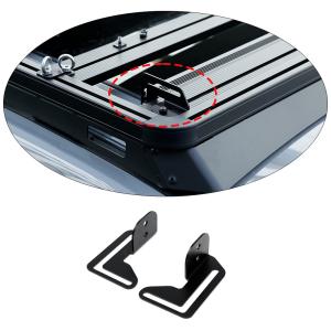 Wholesale Powder Coated Universal Light Bar Brackets Alu Alloy Roof Rack Light Brackets from china suppliers