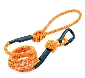 Wholesale 6 Feet Sturdy Nylon Dog Leash , Mountain Climbing Rope Leash With Carabiner from china suppliers