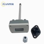 Industrial RS485 4-20mA 0-10V Ducted Air Velocity Transducer for Wind Speed