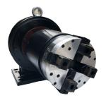 ISO9001 Laser Rotary Attachment , Four Jaw Independent Chuck
