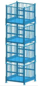 Wholesale Metal Warehouse Folding Steel Wire Mesh Bulk Container from china suppliers