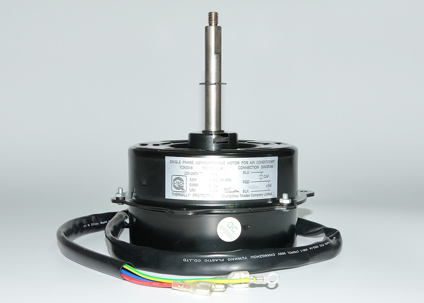 6 Pole 800RPM Outdoor Air Fan Motor With Pure Copper Leads Winding