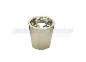 Wholesale Delicate Mushroom Drawer Knob 1 1/4 Inch Polished Chrome For Wardrobe from china suppliers