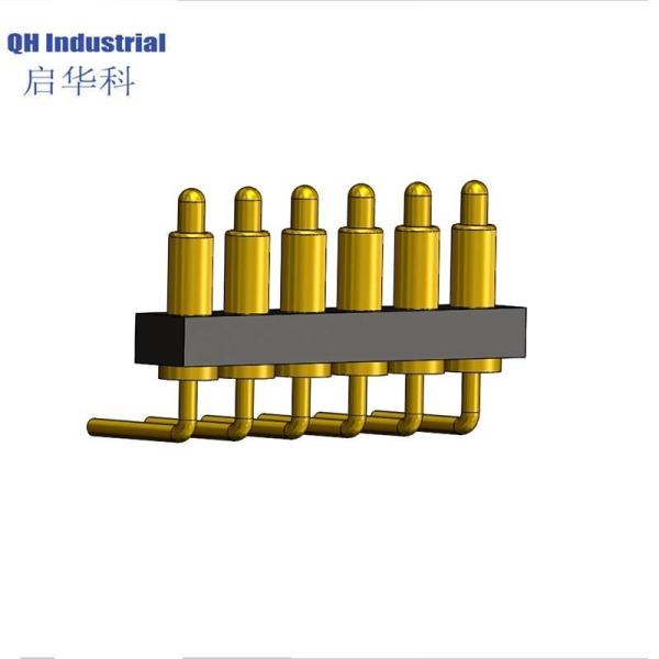 Hot Sale Customized Pogo Pins Connectors Right Angle Spring Loaded Contact Gold