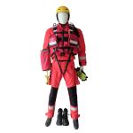 Anti Freeze Red Rescue Dry Suit , Wear Resistant Rescue Swimmer Suit