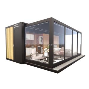 Wholesale Wave Sandwich Panel 20ft Container Coffee House for Modern Design Style in Eu Expansion Garden Hotel from china suppliers