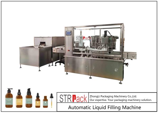 50ml 100ml Cosmetic Lotion Essential Oil Liquid Bottle Filling Capping Machine