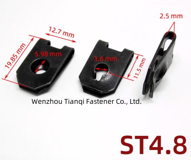 Oil Gas Stainless Steel Spring U Shape Lock Nut U Clip Nut for Retail Industry Plain