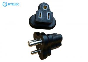 Wholesale South Africa Male Plug To Usa Nema 5-15r Adapter Three Hole Socket For Industrial Power from china suppliers