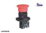 Professional Red Mushroom Head Push Button Switch LAY5（XB2）-EC42
