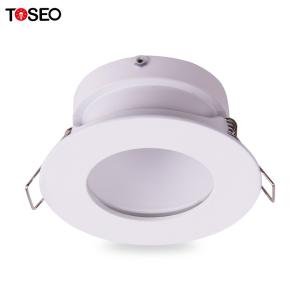 Wholesale Black Round Fixed Recessed LED Downlight Fixtures Gu5.3 Cutting 70mm from china suppliers