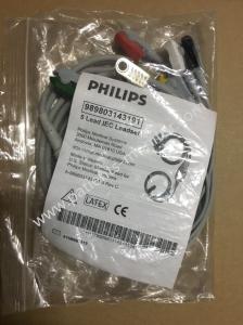 Wholesale IEC Leadset 989803143191 5 Lead 12 Pin Grabber suit for VM4 VM6 VM8 Patient Monitor from china suppliers