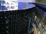 High definition Curved LED video wall screen 500x500mm P3.91 P4.81 indoor