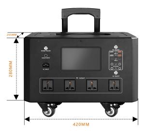 Wholesale Customizable USB Ports 3072WH Power Bank 3300W AC Portable Solar Charging Station from china suppliers