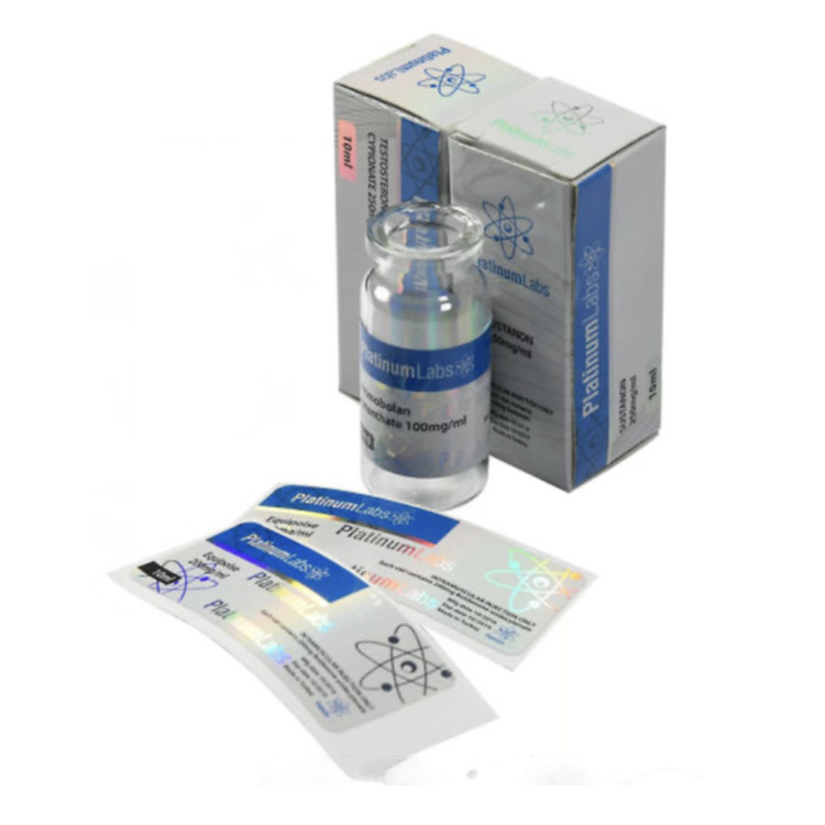 Laser Paper Waterproof 10ml Bottle Labels , 60mm Wide Bottle Sticker Labels