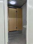 Dual Compartment Mobile Toilet Container Stainless Steel Eco Friendly