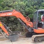 Low working hours second-hand hydraulic excavator Kubota Kx135-5 used excavator