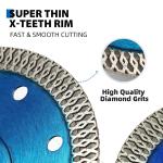 Hot Press 125 Mm 4 Inch Diamond Saw Blade For Ceramic Tiles Cutter