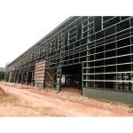 Galvanized Anti Rust Metal Manufacturing Plant With Steel Structure Building
