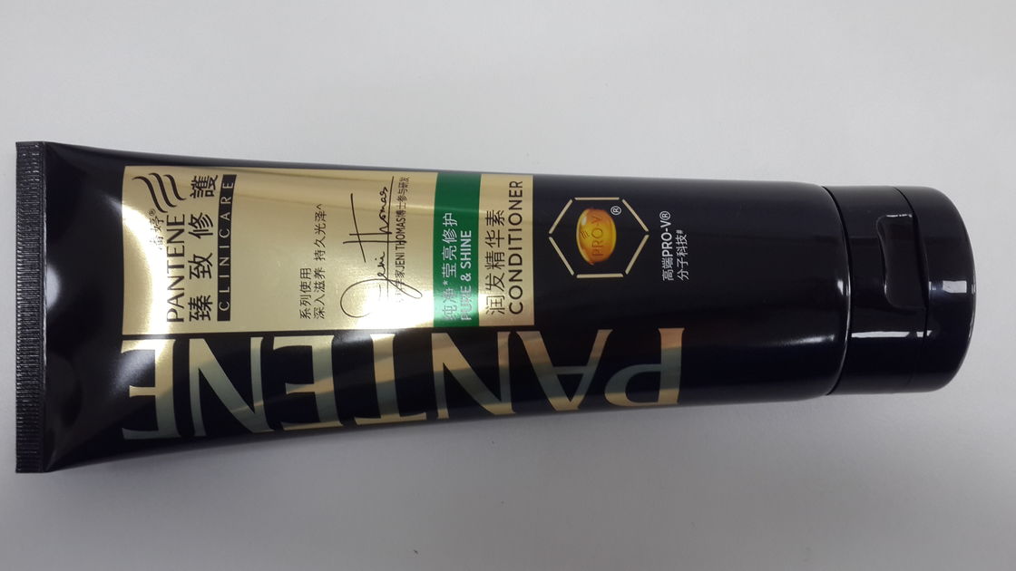 240Ml Cosmetic Packaging Tube / Empty Plastic Tubes Hair Packaging Hot Stamping