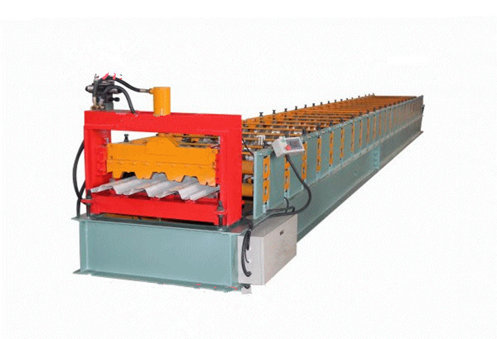 Automatic 380V Steel Roll Forming Machine , Step Tile Roll Forming Machine