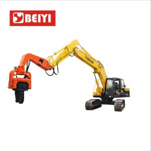 Wholesale Chinese brand low price good quality rorating 20-30 ton excavator mounted hydraulic vibratory hammer Model: BY-VH330 from china suppliers
