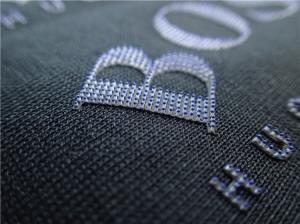 Wholesale Durable Heat Transfer Garment Labels Brush Dots 3D Colorful Logo from china suppliers