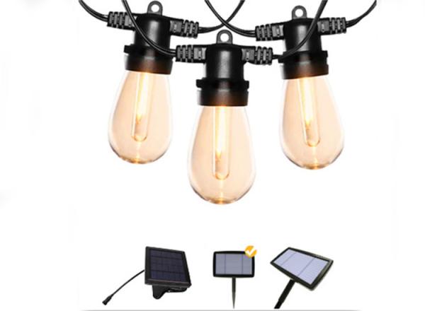 15M 48FT 15pcs S14 Outdoor Waterproof Lamp String Head Festival Decoration