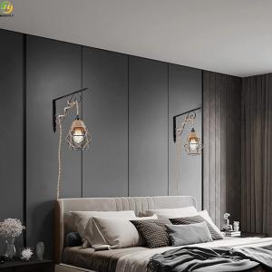 Wholesale Modern LED Nordic Pendant Light Iron Hemp Rope For Home AC85 - 265V from china suppliers