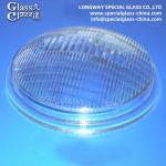 Customized Pressed Soda Lime Glass Lamp Cover For Street Light Lens