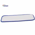 5"X18" Microfiber Wet Mop Pads Blue Stripe Floor Cleaning Mop Head
